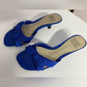 Mootsies Tootsies Women’s Open Sandals, Size 6 1/2M, Royal Blue.